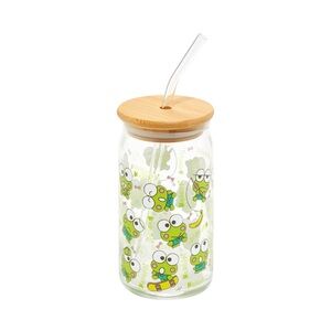 NEW Sanrio Hello Kitty Keroppi Glass Cup